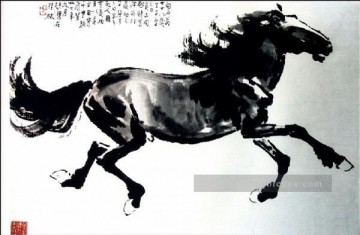 XU Beihong cheval 2 vieille Chine à l’encre Peinture à l'huile